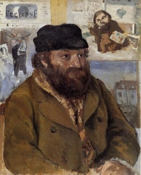 Retrato de Paul Cézanne 1874 Camille Pissarro Pinturas al óleo